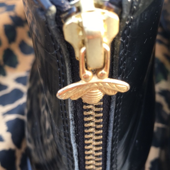 F-troupe Black Bow Faux Crystal Shoes Sz 40 Fits US 9 or 9.5 - Picture 7 of 11